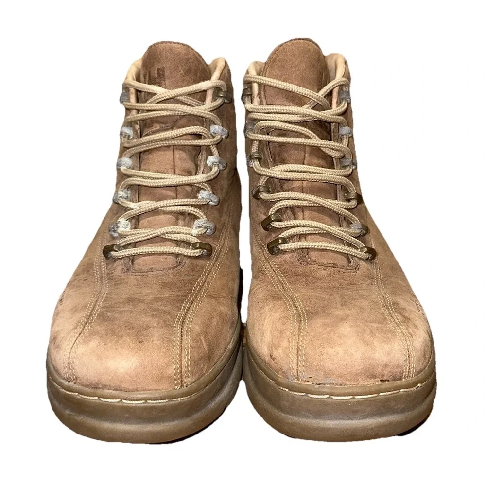 Helly Hansen Berthed Waterproof Brown Leather Hiking Boots Lace Up Mens 6.5 $140